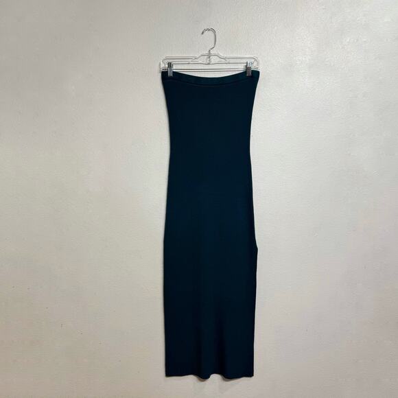 Future Collective Teal Side Column Slip Convertible Maxi Skirt Dress Sz M - Picture 2 of 14